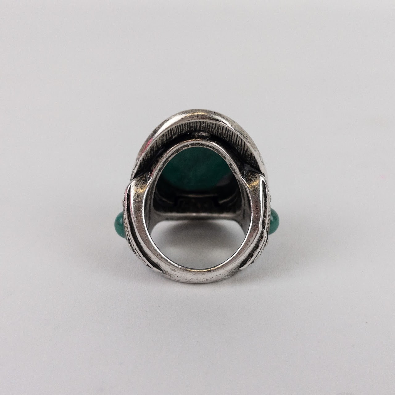 Silver & Turquoise Accent Ring