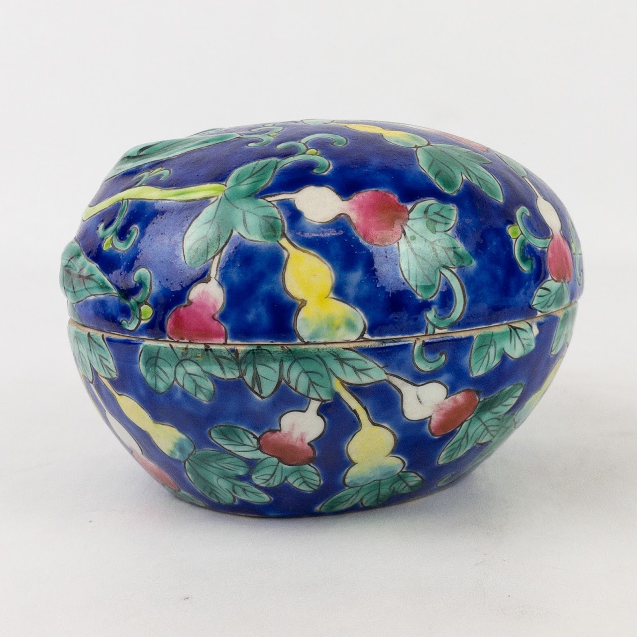 Chinese Import Ceramic Trinket Box