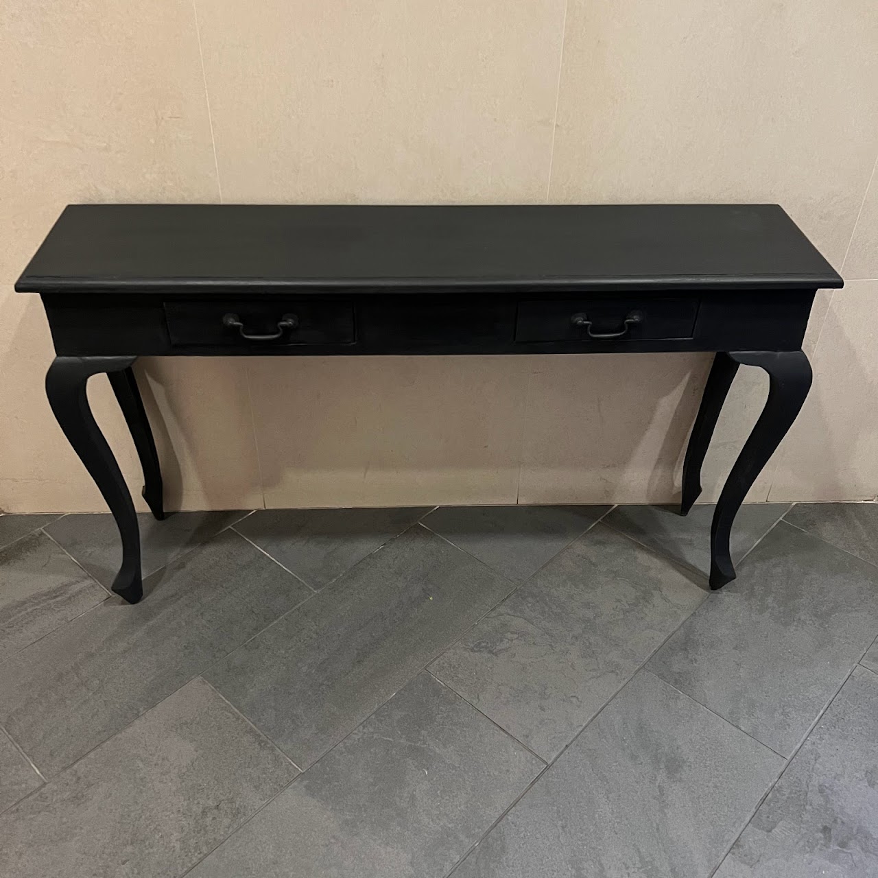 Two-Drawer Narrow Hall Table