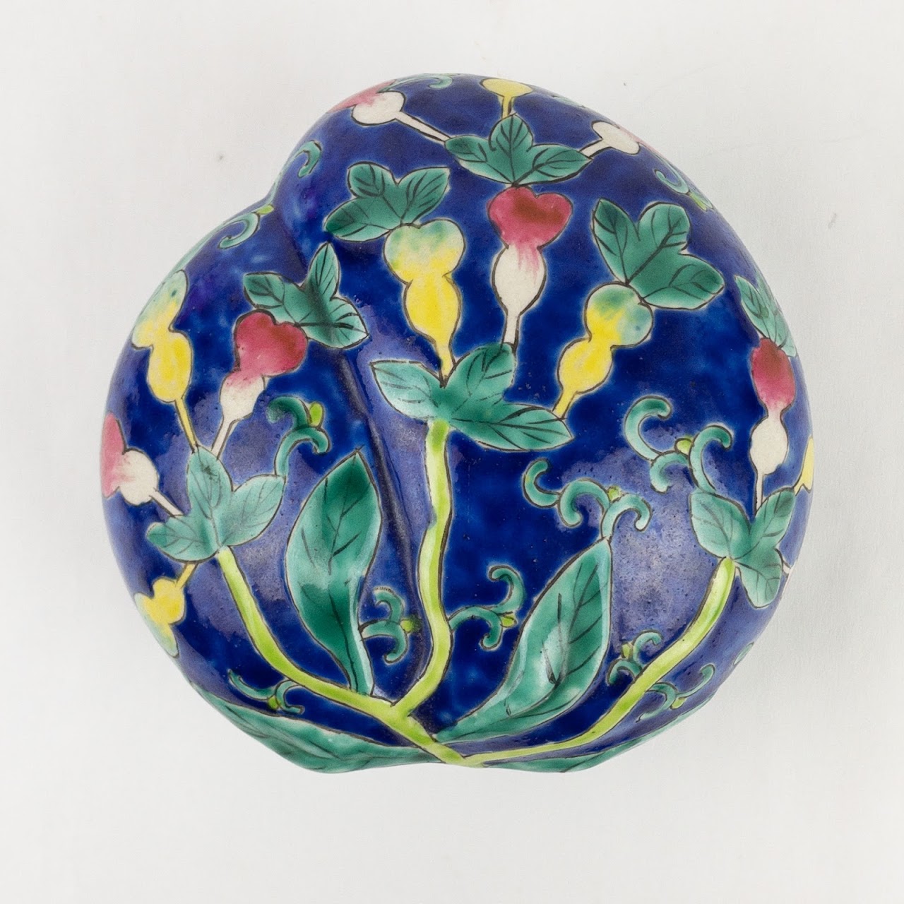 Chinese Import Ceramic Trinket Box