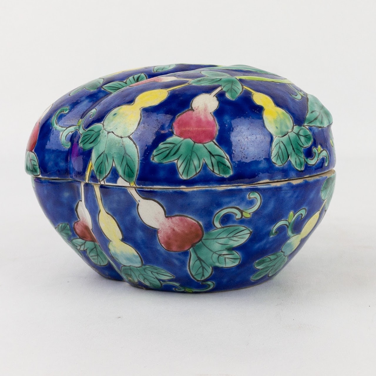 Chinese Import Ceramic Trinket Box