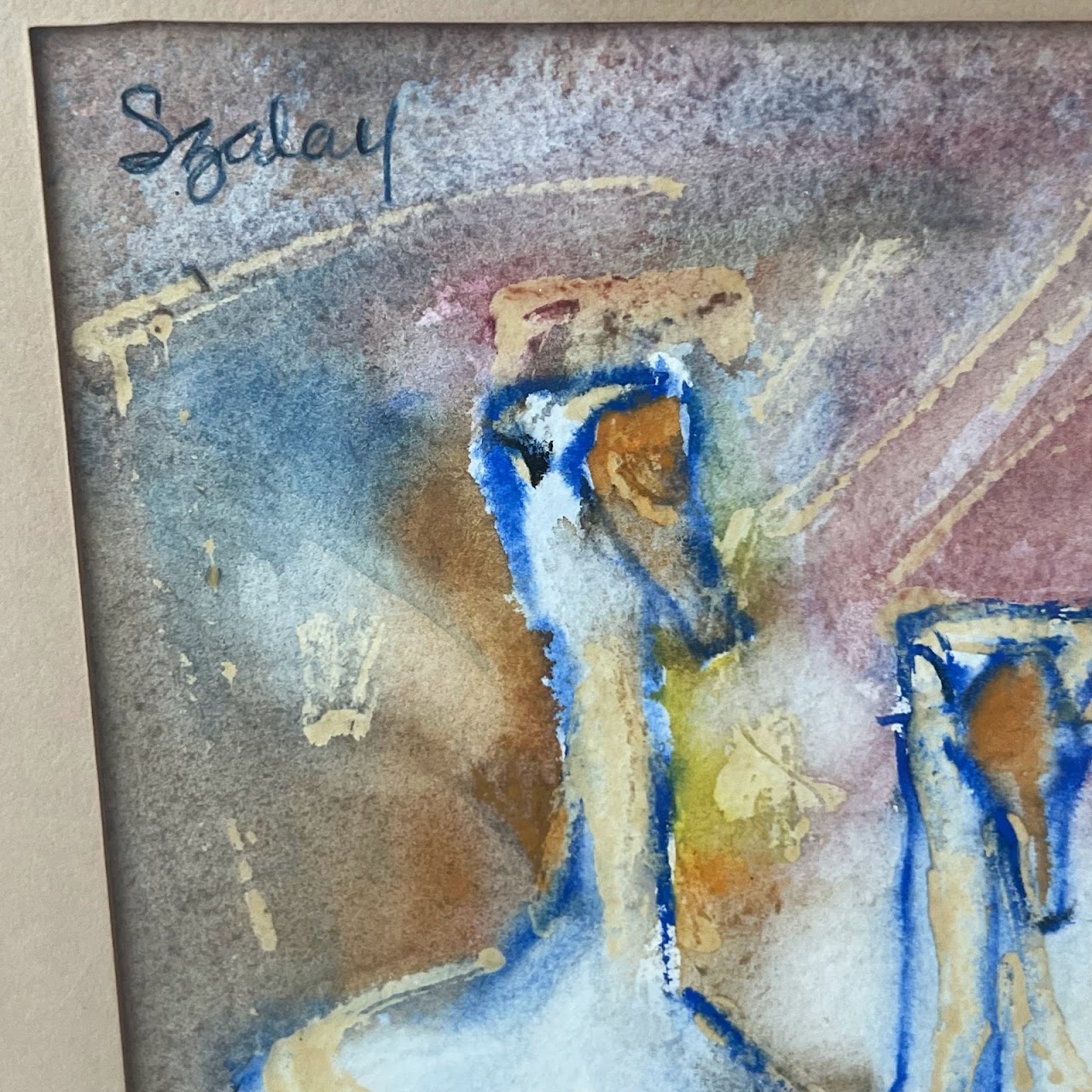 Doris Szalay Signed Watercolor Painting