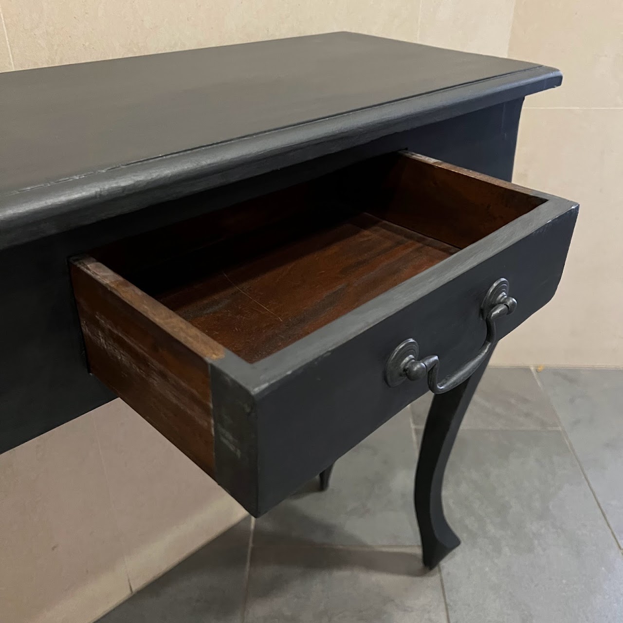 Two-Drawer Narrow Hall Table