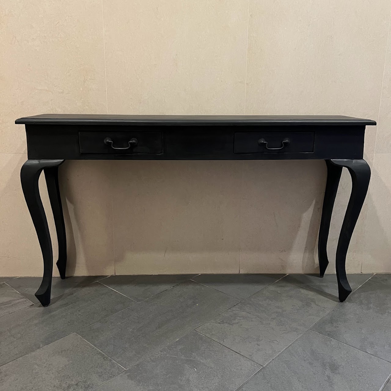 Two-Drawer Narrow Hall Table