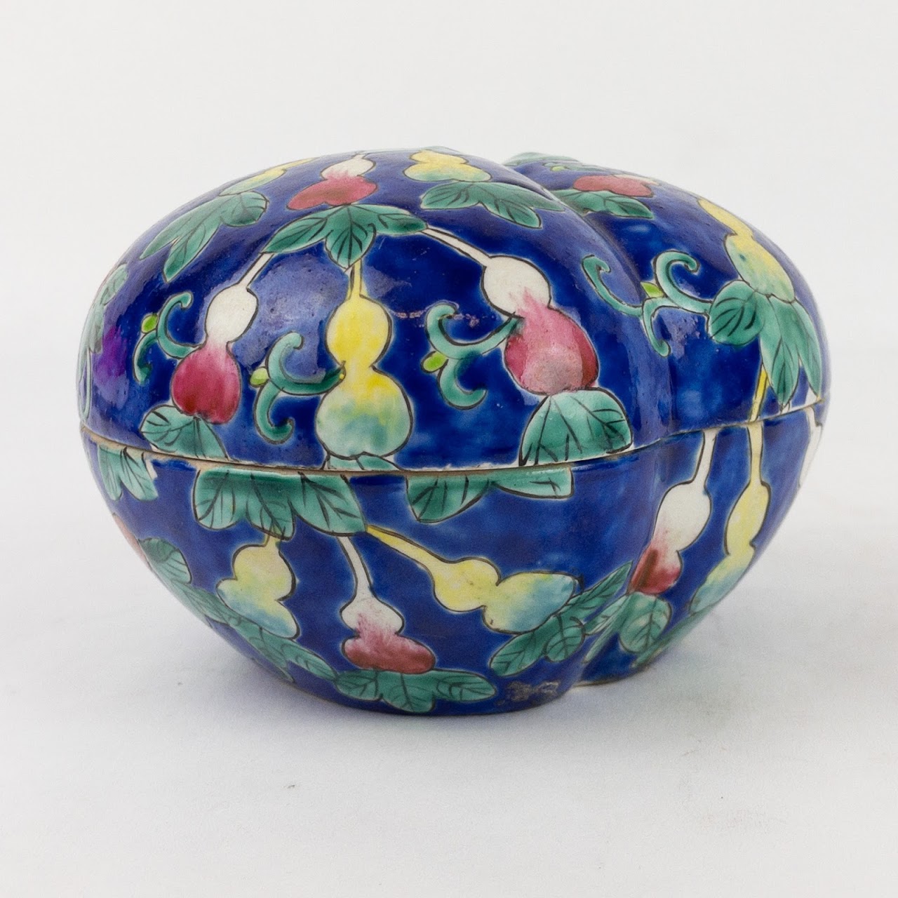 Chinese Import Ceramic Trinket Box