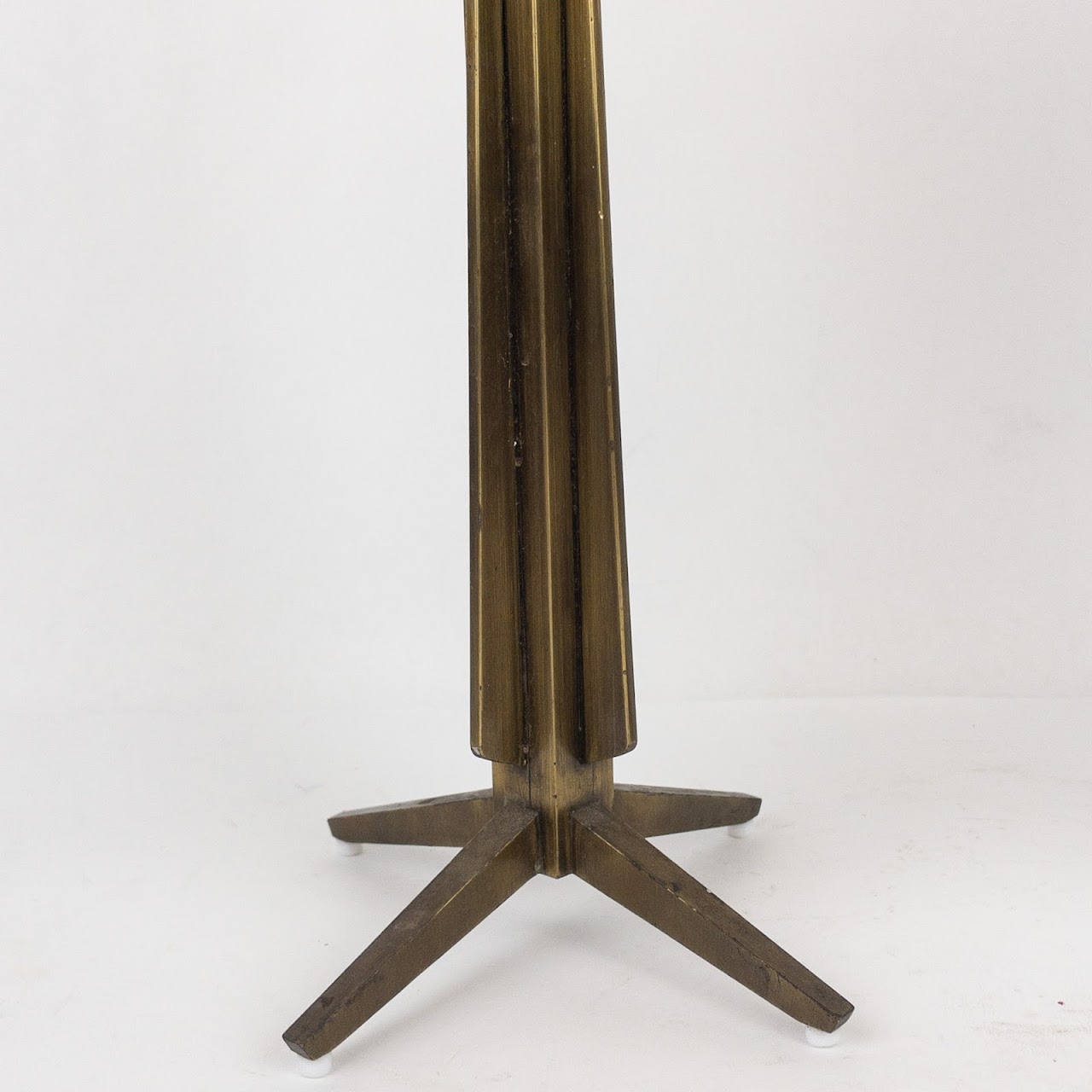 Brass Art Deco Candle Stick Pair