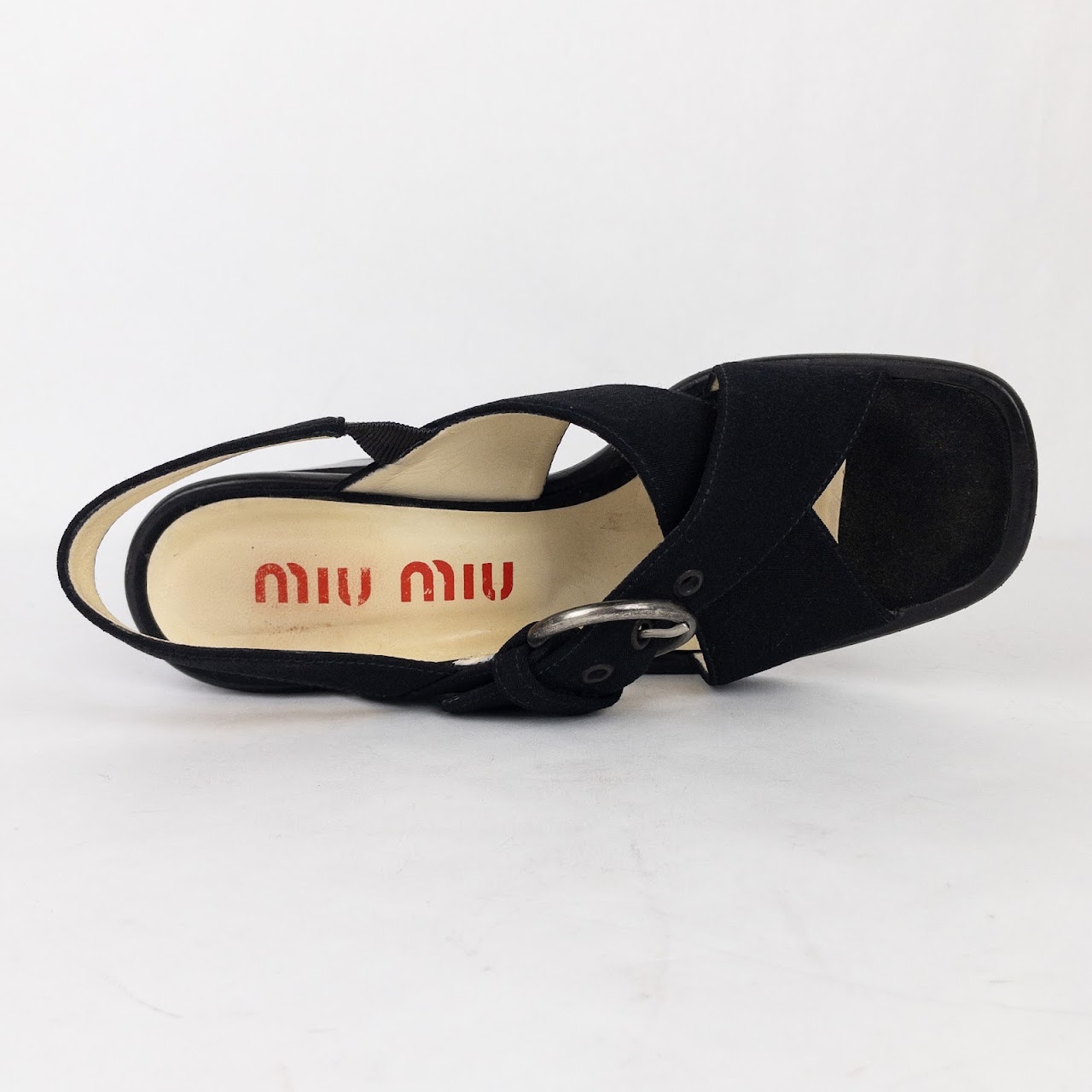 Miu Miu Glamour Rosso Sandals