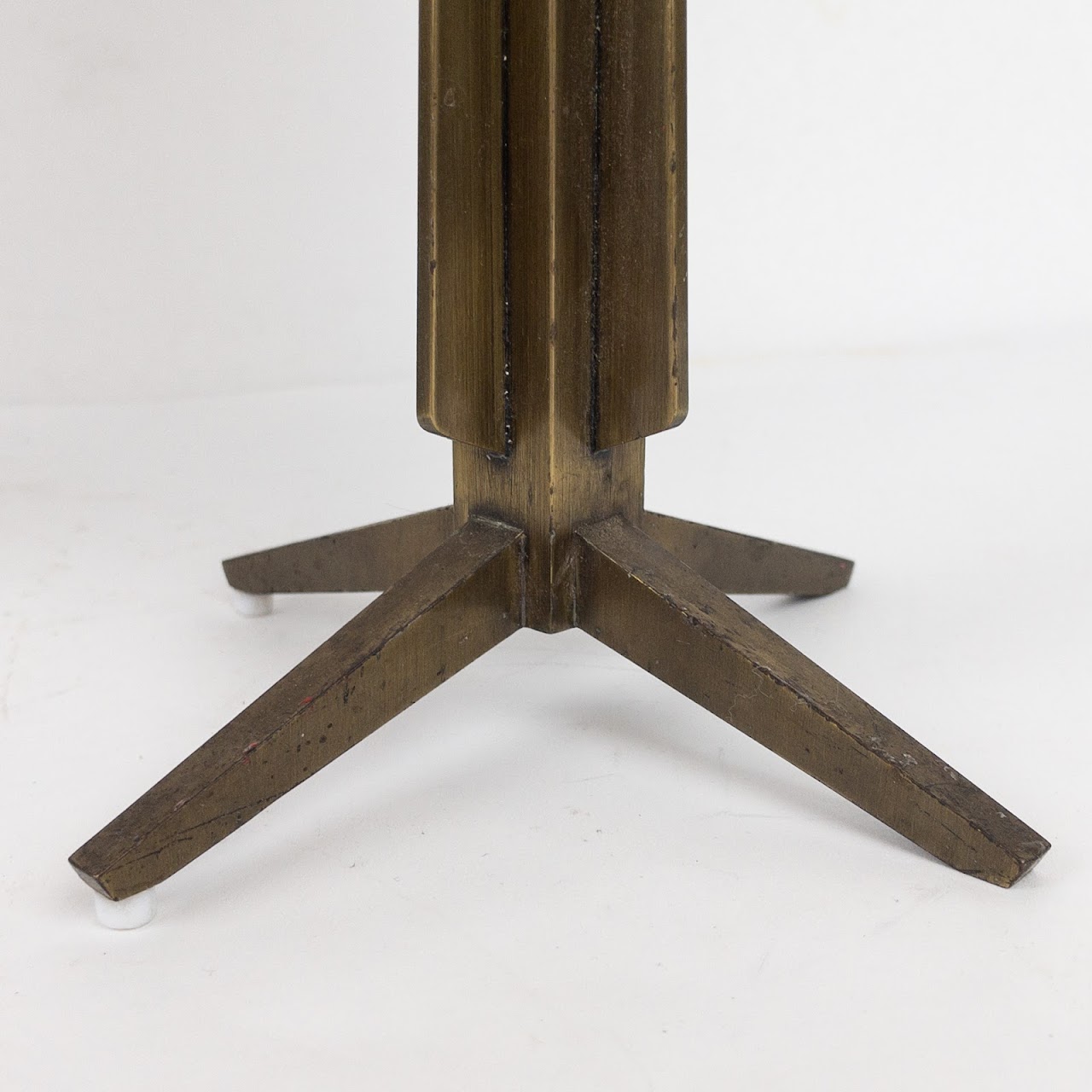 Brass Art Deco Candle Stick Pair