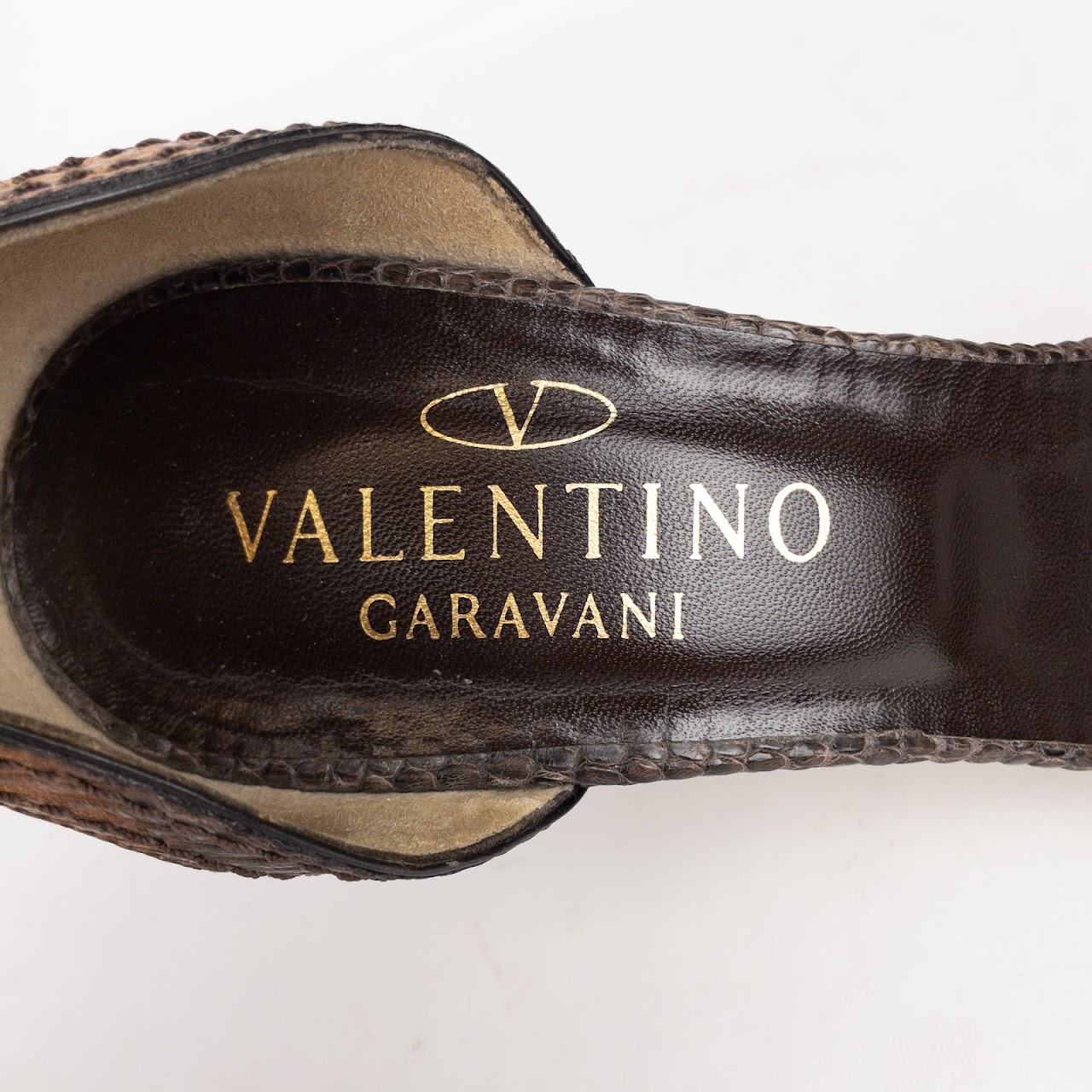 Valentino Garavani D'Orsay Open Toe Pumps