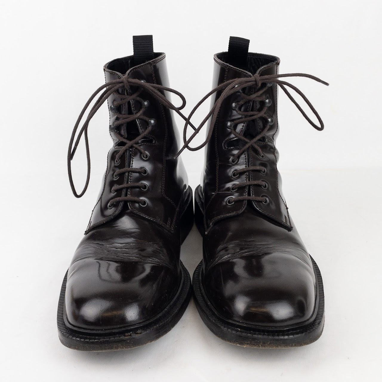 Gucci Lace Up Ankle Boots