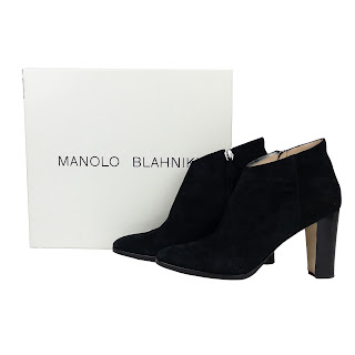 Manolo Blahnik NEW Brusta Ankle Boots