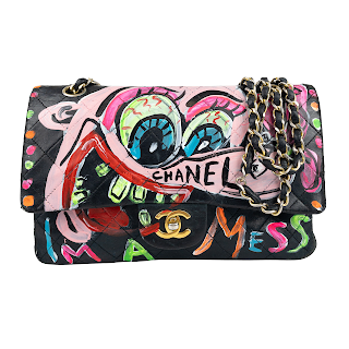 Scooter LaForge Custom Painted Chanel Bag