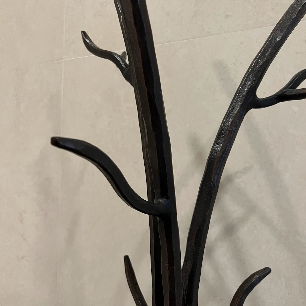 Cast Iron Twig Coat Rack