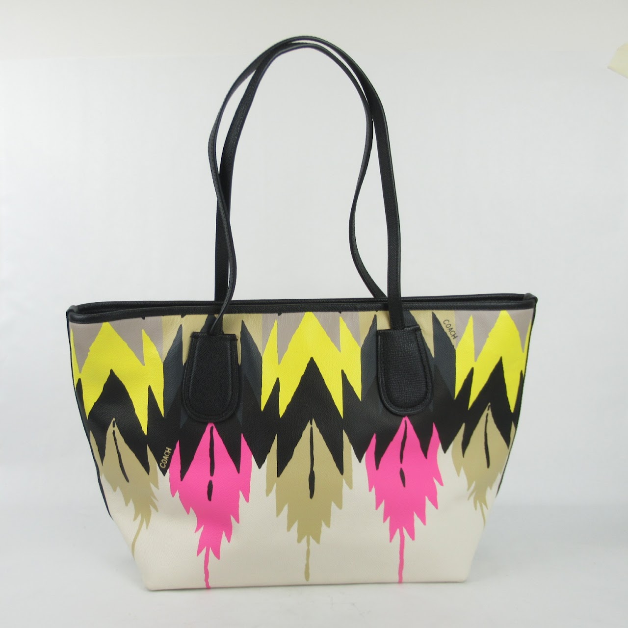 Coach Printed Taxi Tote