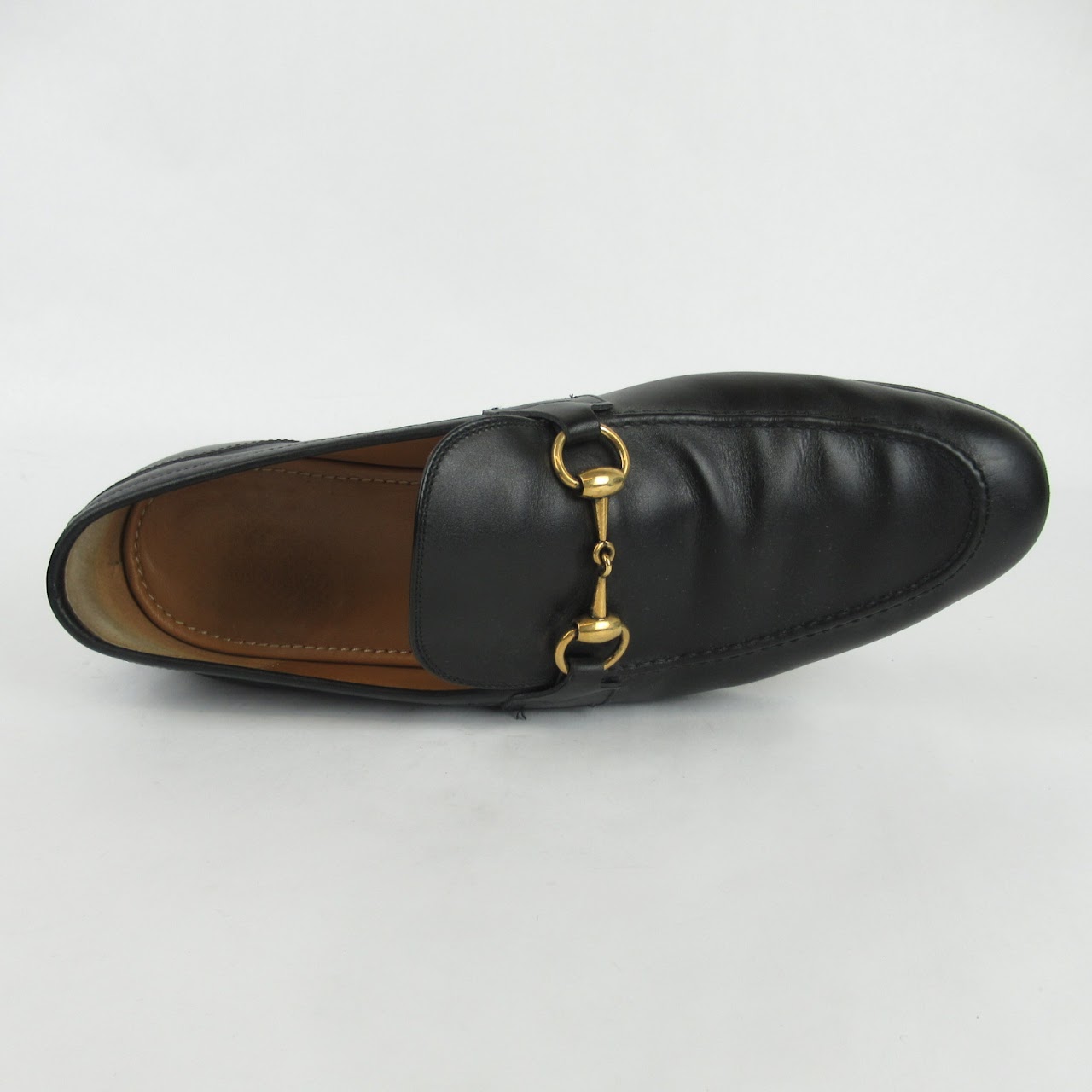 Gucci Leather Horsebit Loafers