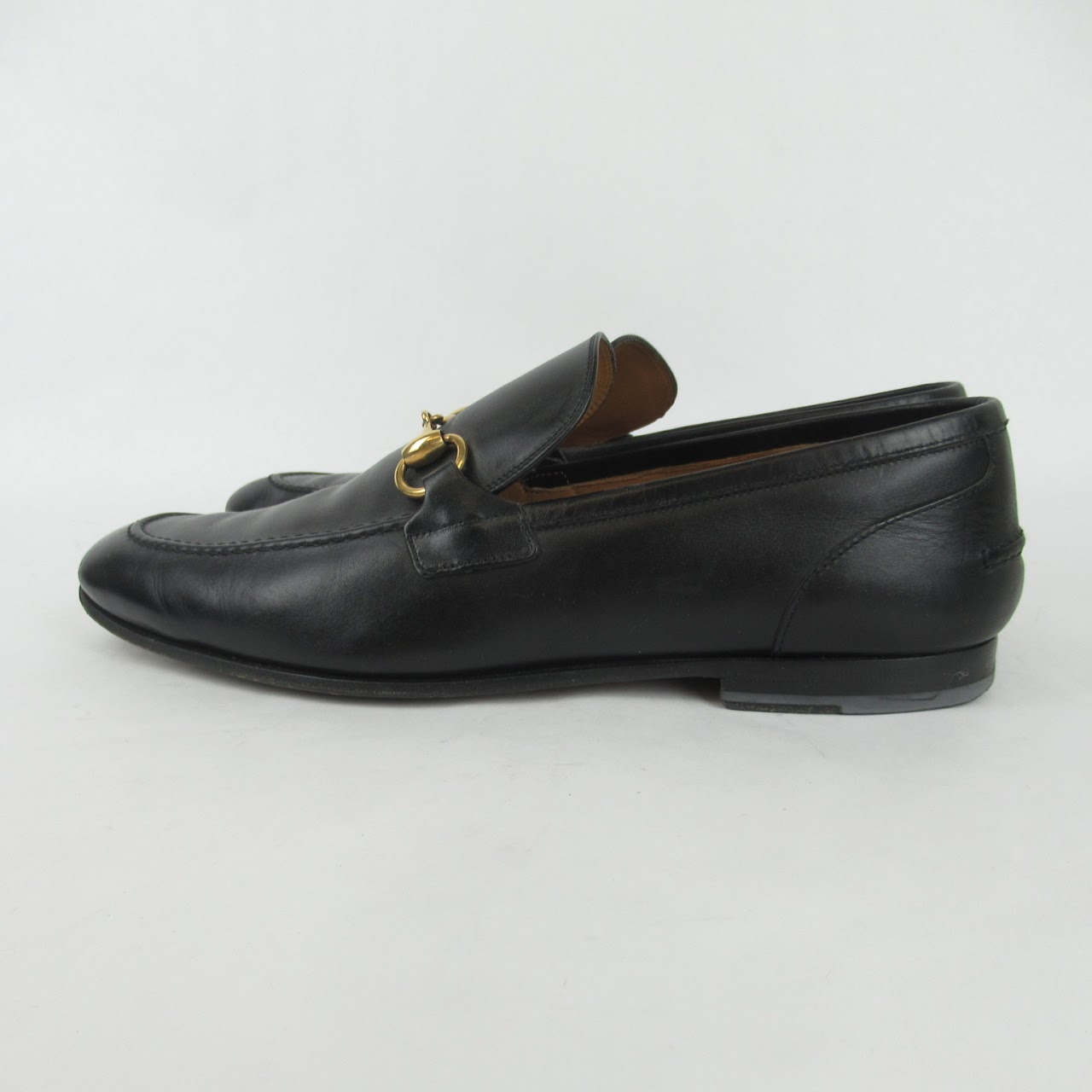 Gucci Leather Horsebit Loafers