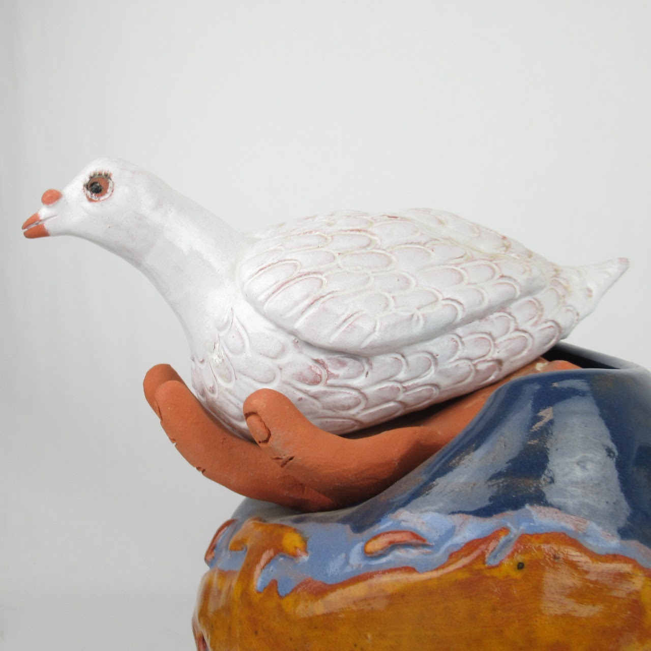 Alex Fuster Signed Ceramic Sculpture