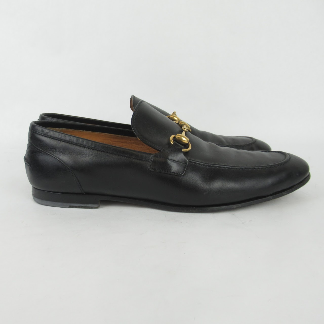 Gucci Leather Horsebit Loafers