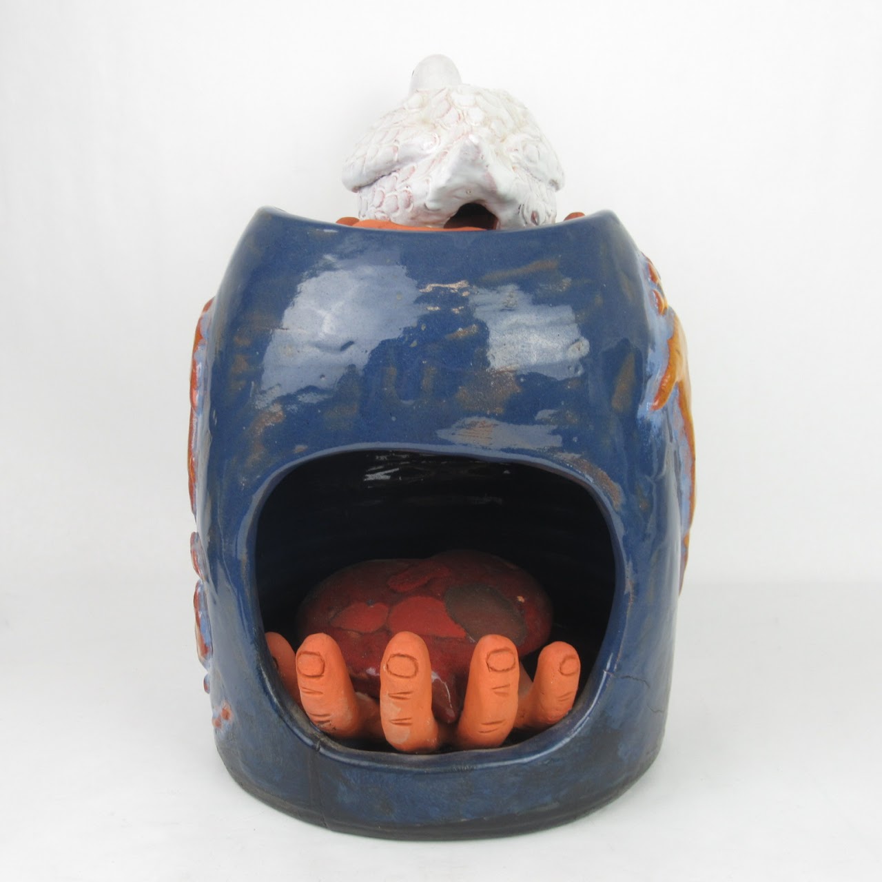 Alex Fuster Signed Ceramic Sculpture