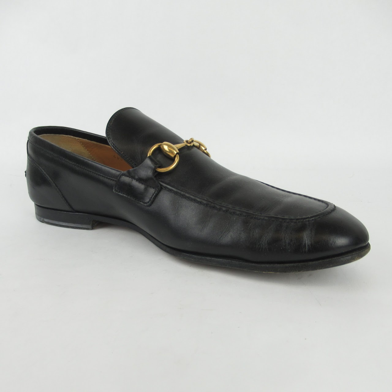 Gucci Leather Horsebit Loafers