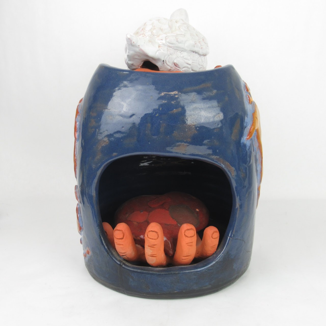 Alex Fuster Signed Ceramic Sculpture