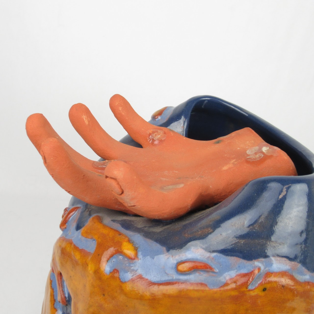 Alex Fuster Signed Ceramic Sculpture