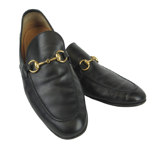 Gucci Leather Horsebit Loafers