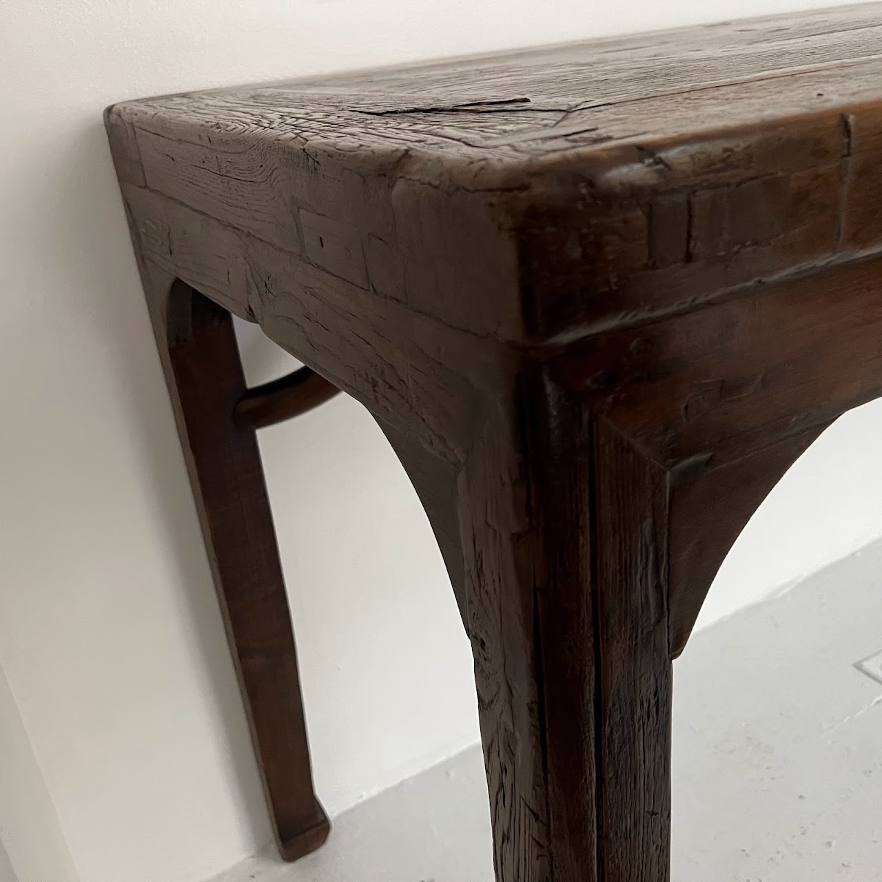 Chinese Elm Hall Table