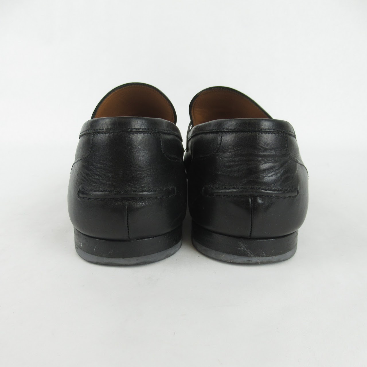 Gucci Leather Horsebit Loafers