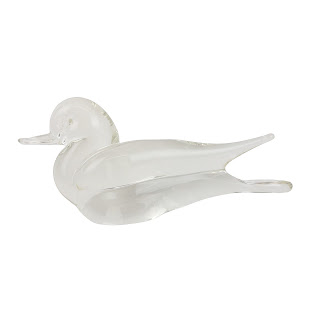 Crystal Duck Figurine