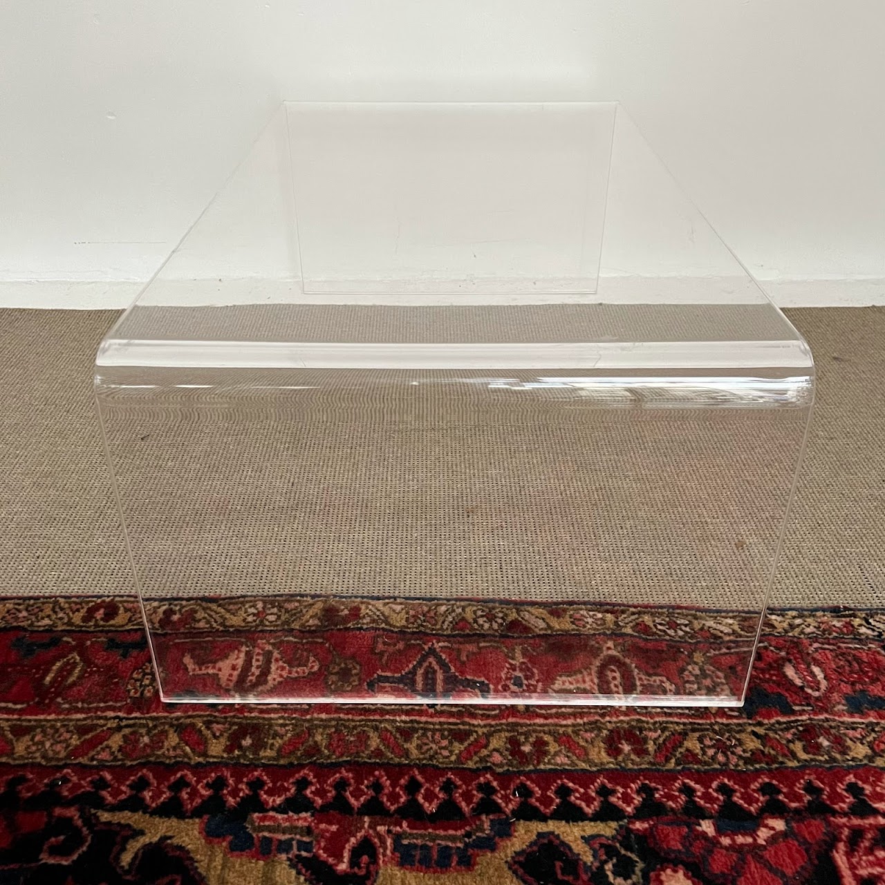 Lucite Waterfall Coffee Table