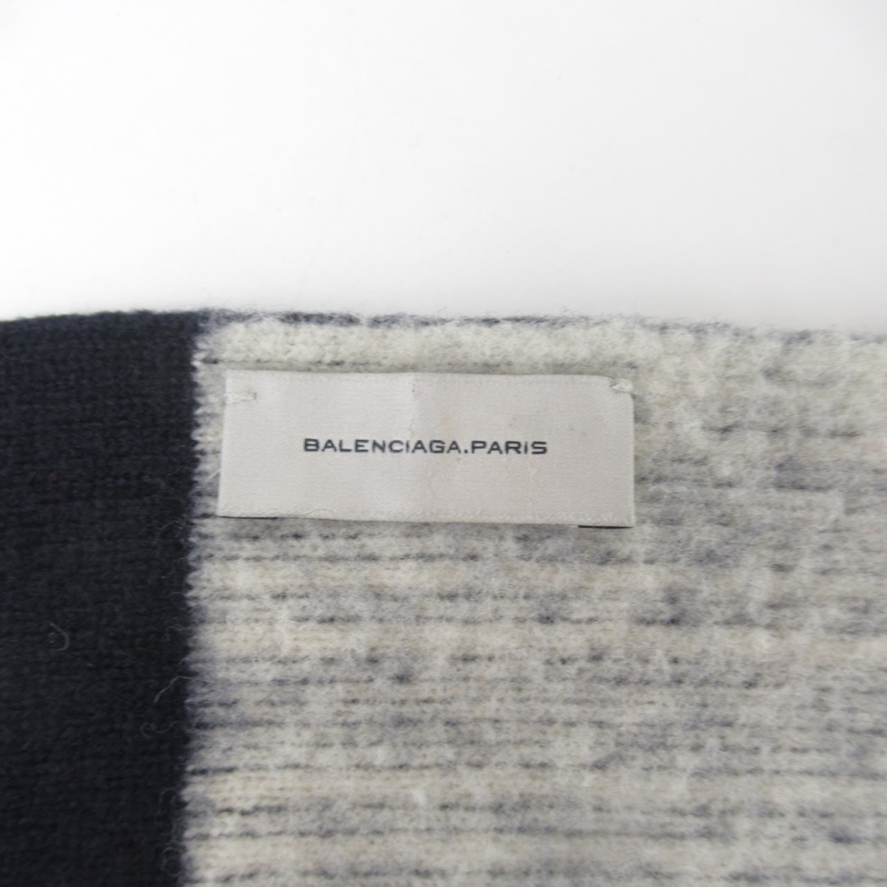 Balenciaga Knit Wool Scarf