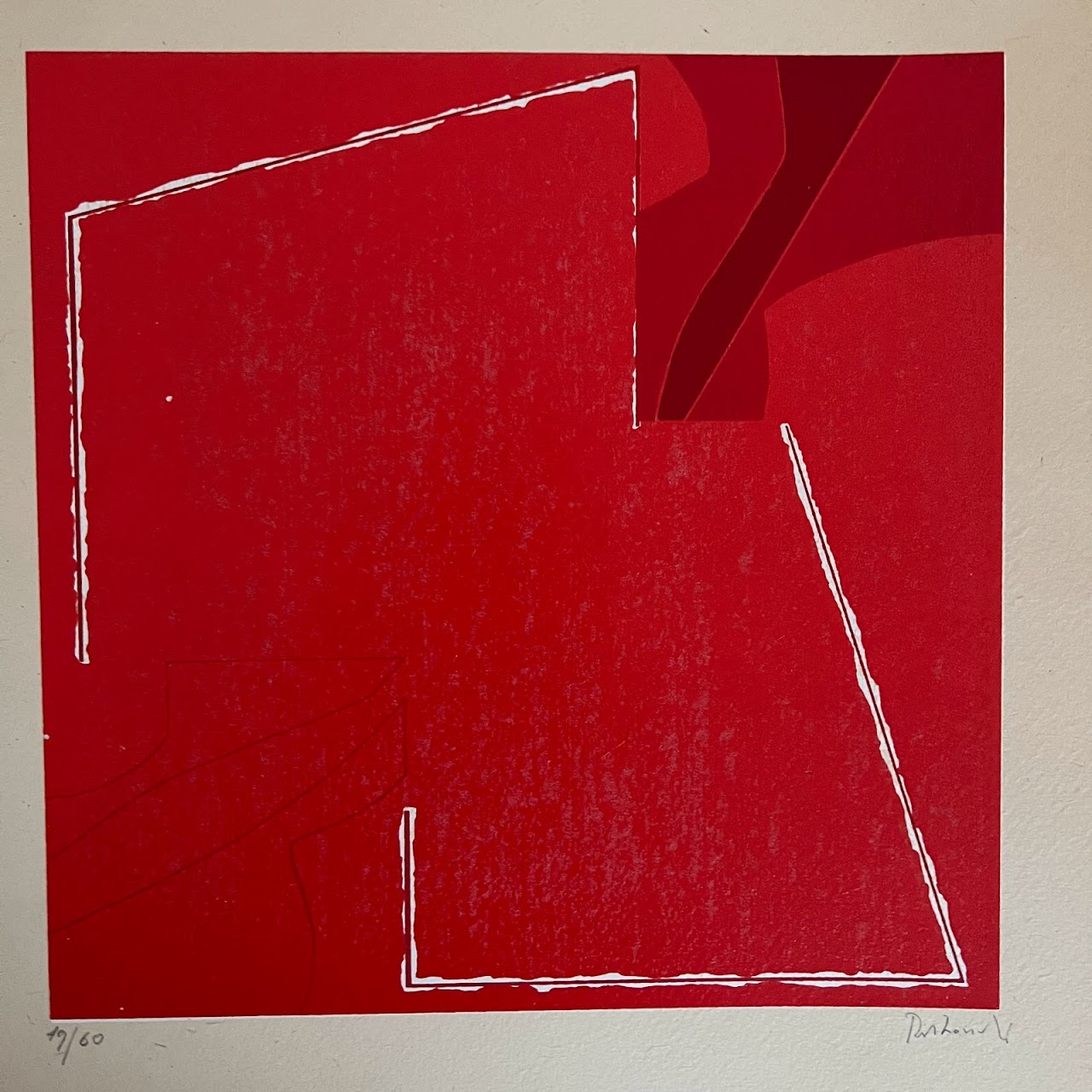 Modern Geometric Abstraction Signed Serigraph Folio, 1976