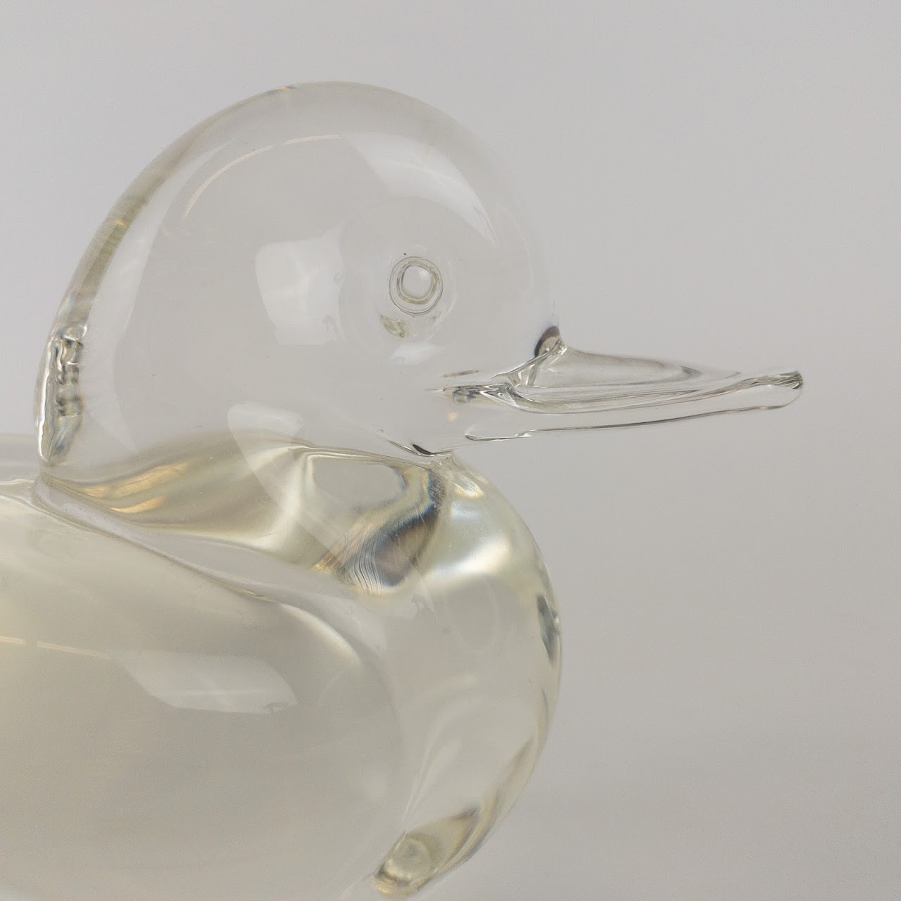 Crystal Duck Figurine