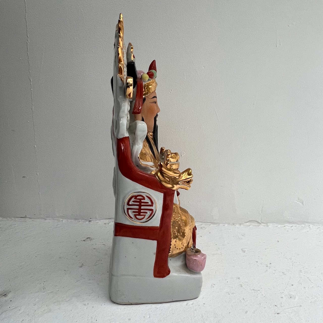 Porcelain Cai Shen Figure