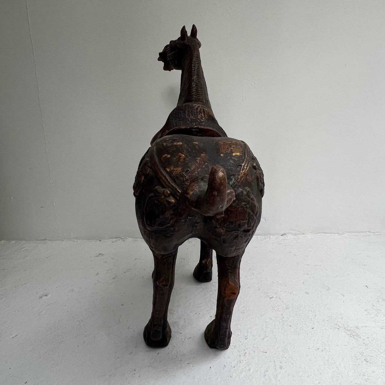 Chinese Cast Iron Horse Statue