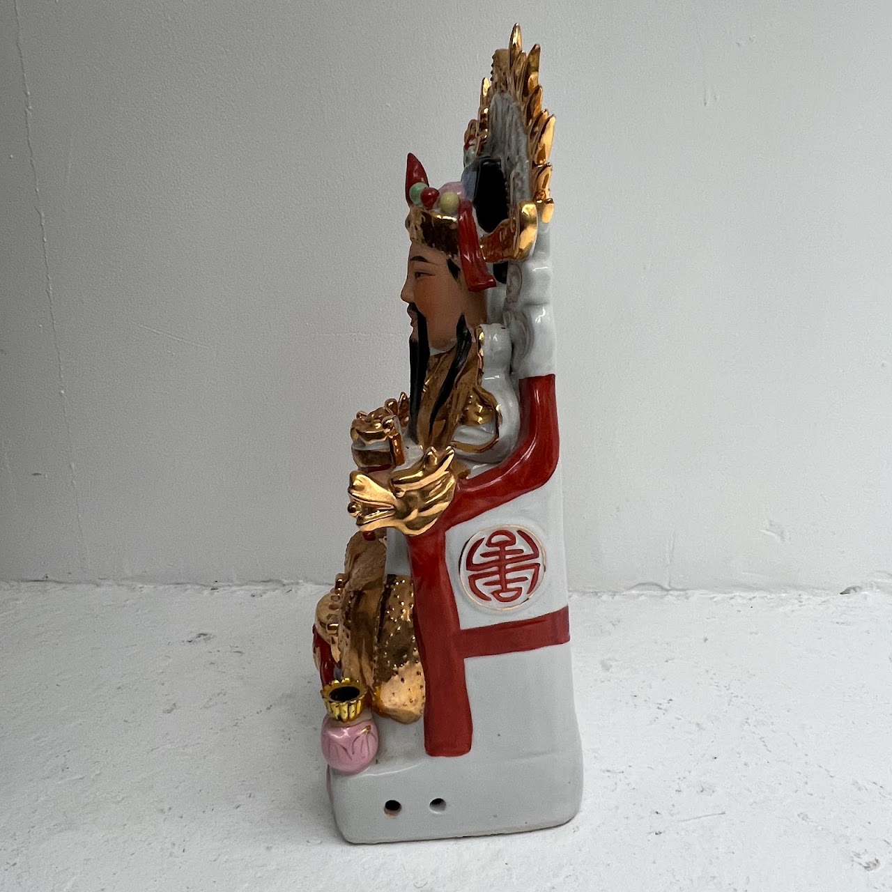 Porcelain Cai Shen Figure