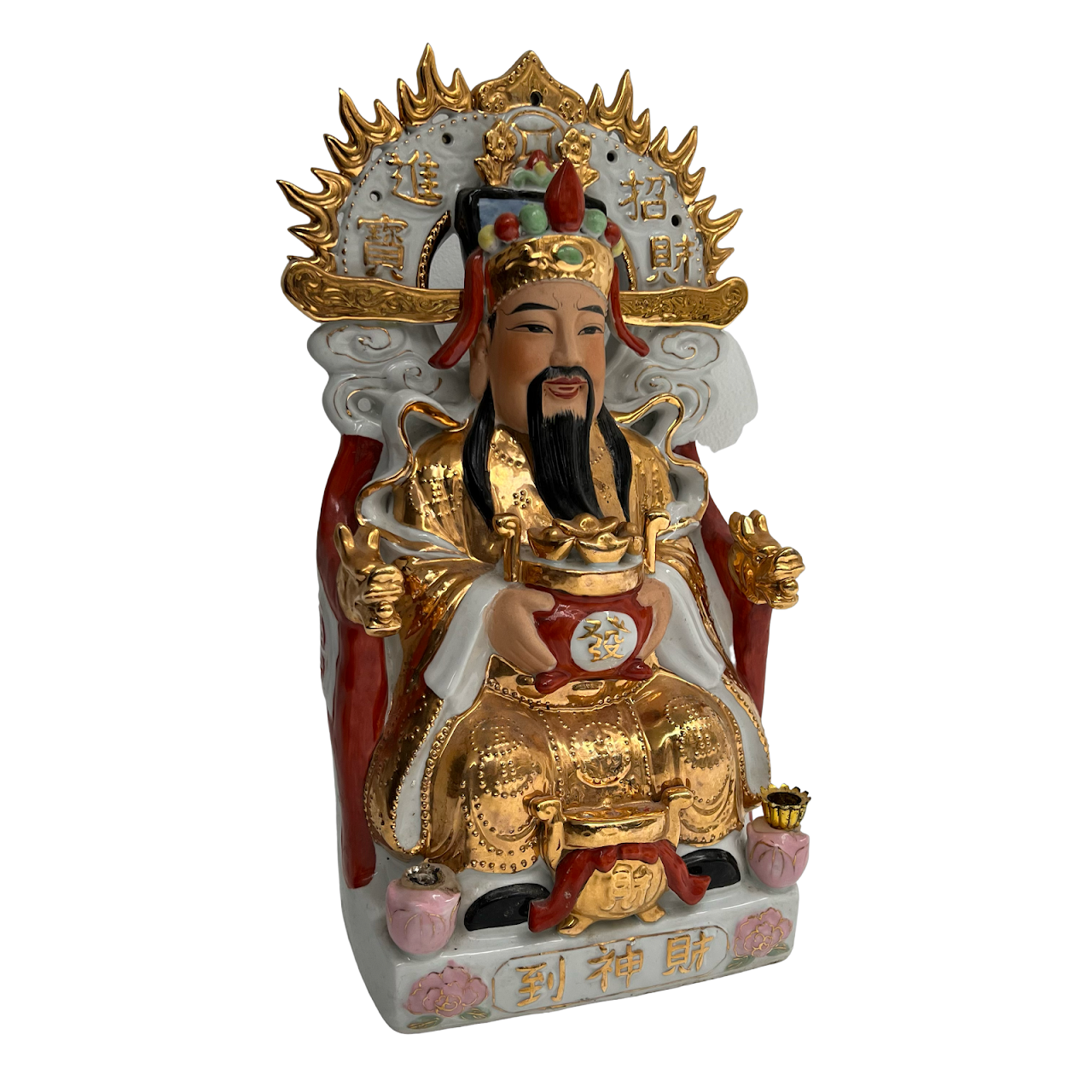 Porcelain Cai Shen Figure