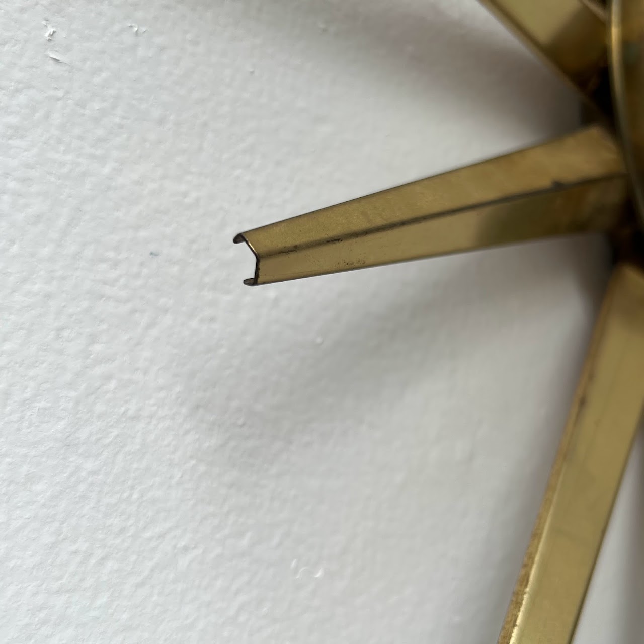 Sunburst Mid-Century United Wall Clock