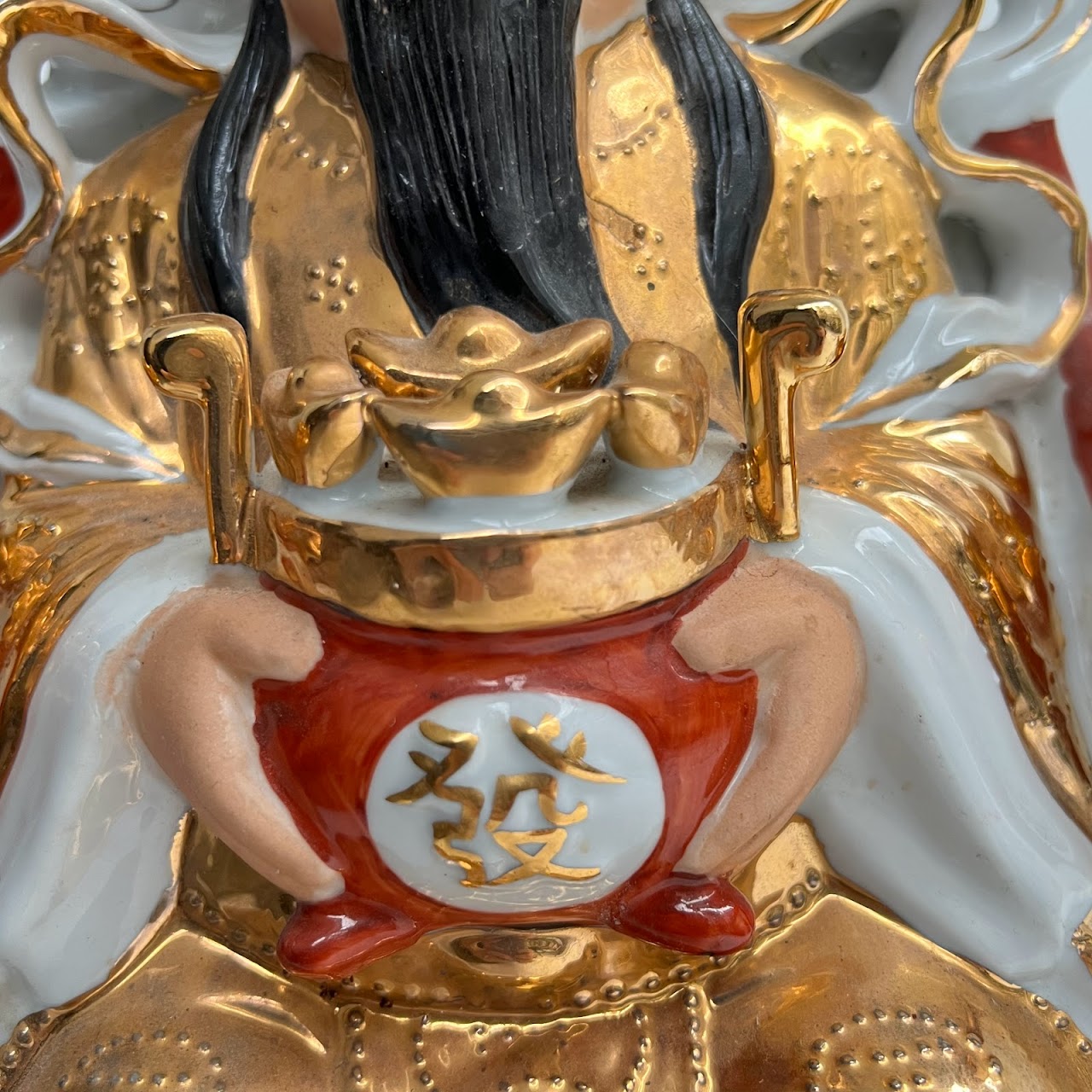 Porcelain Cai Shen Figure