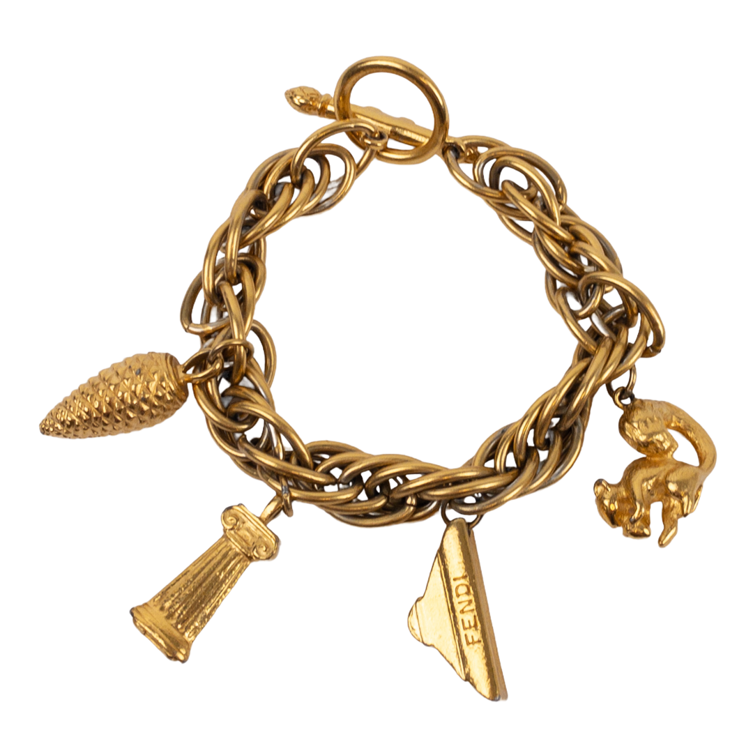 Fendi charm deals bracelet