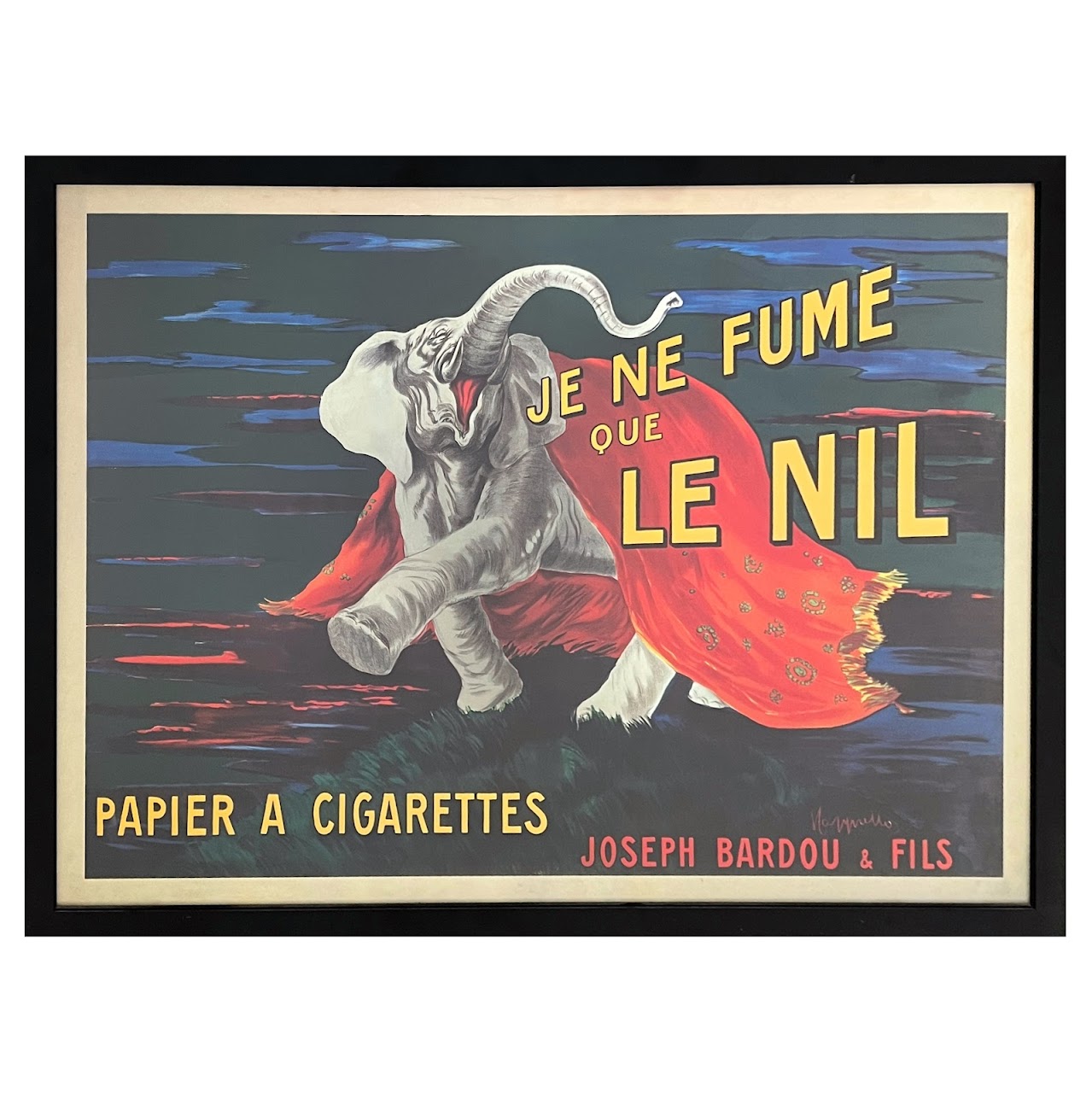 Leonetto Cappiello Le Nil Rolling Papers Poster