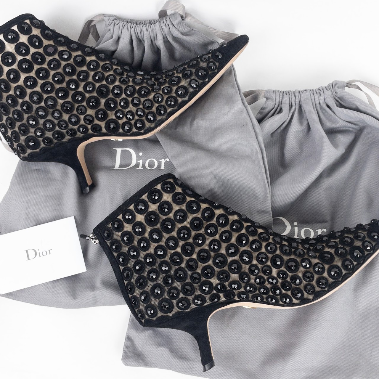 Christian Dior Mesh Ankle Boots