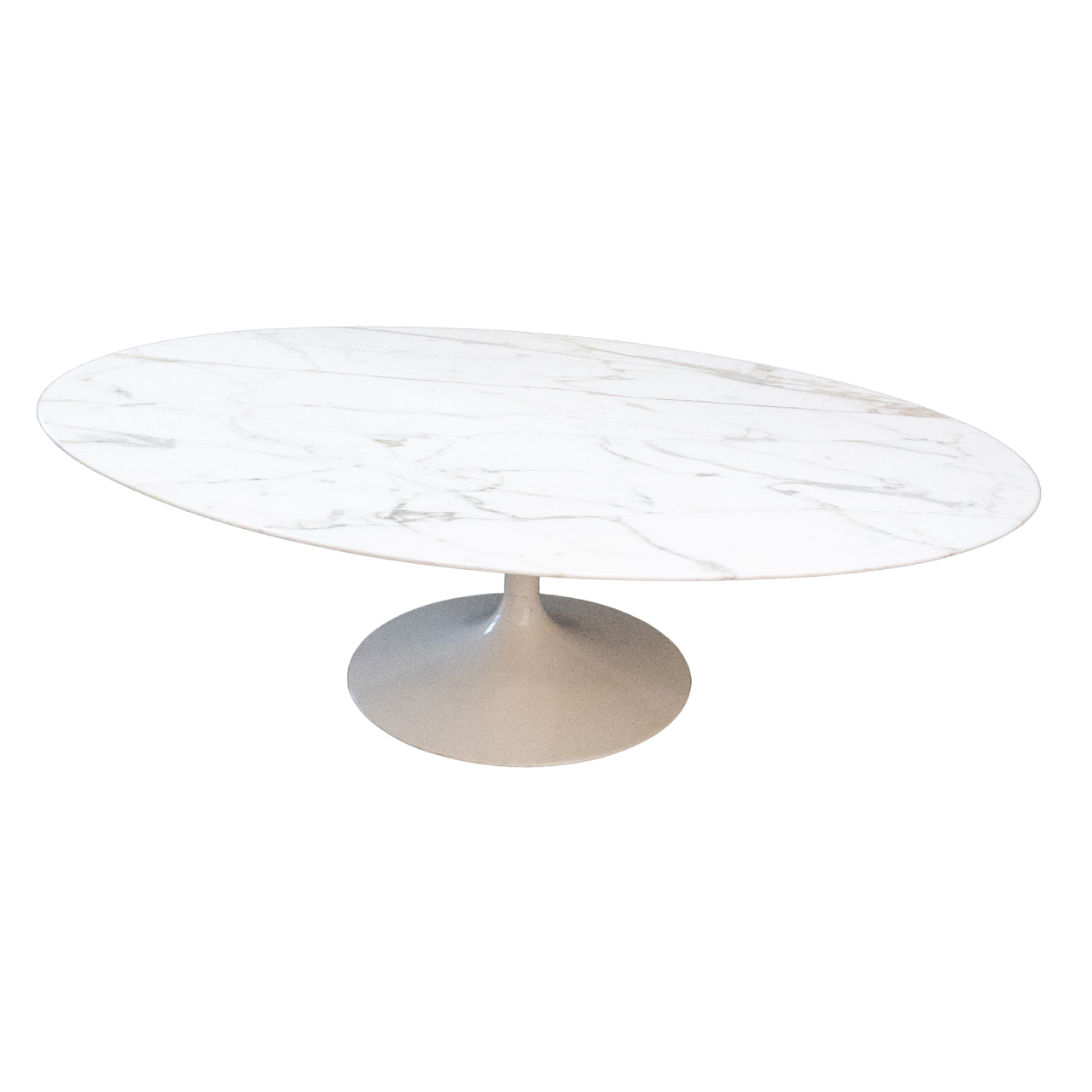 Tulip-Style Marble Top Cocktail Table