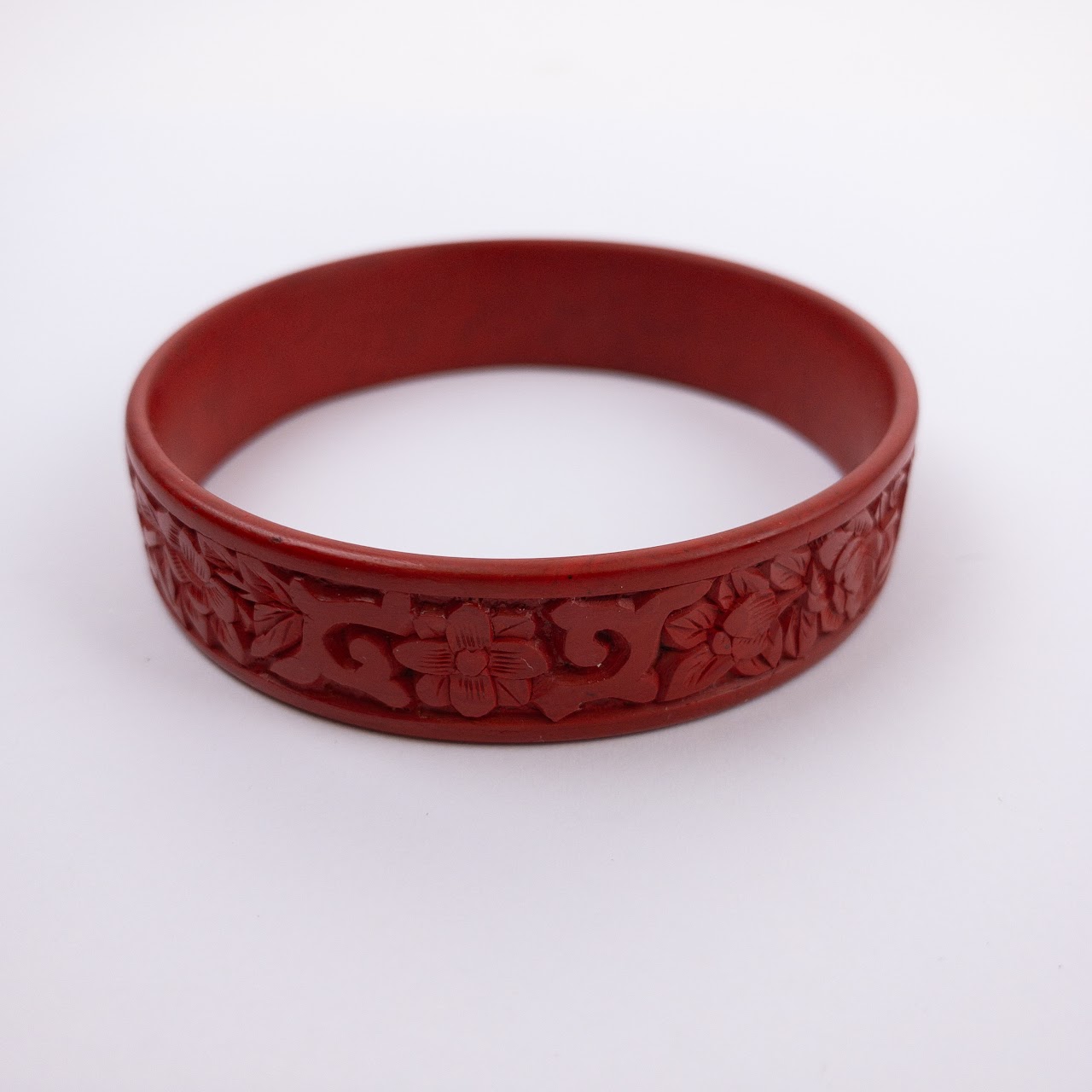 Carved Cinnabar Bracelet Lot