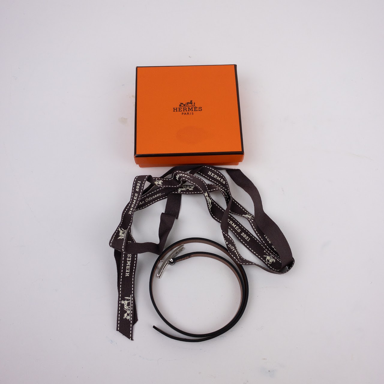 Hermès Behapi Leather Wrap Bracelet