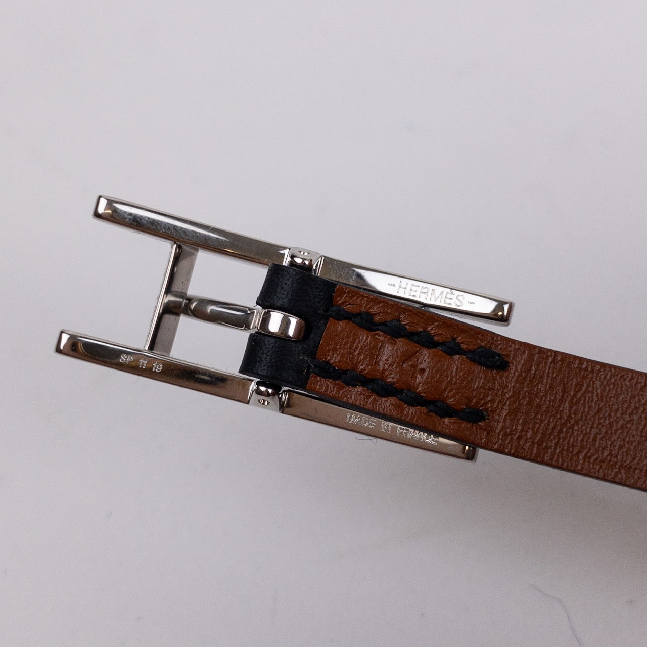 Hermès Behapi Leather Wrap Bracelet