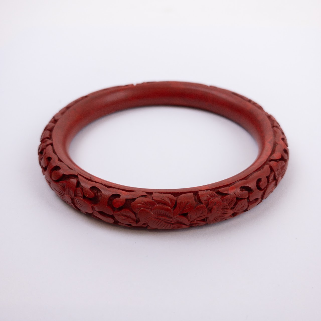 Carved Cinnabar Bracelet Lot