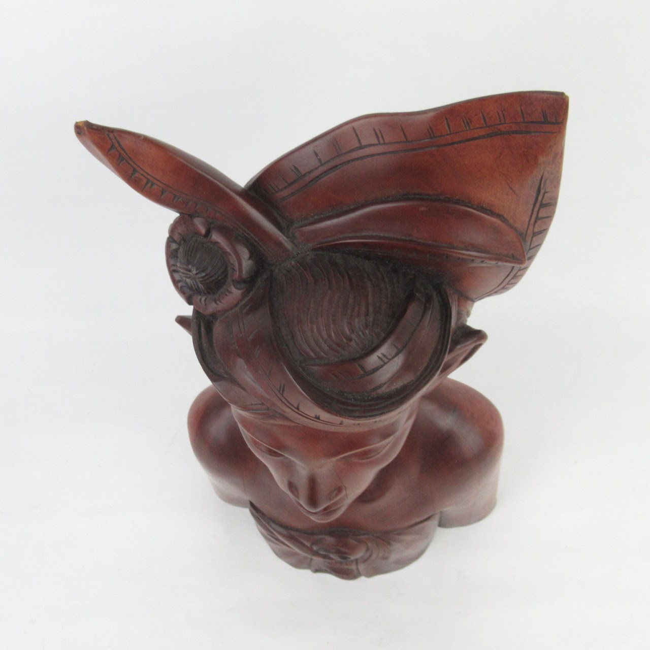 Klungkung Balinese Wood Bust