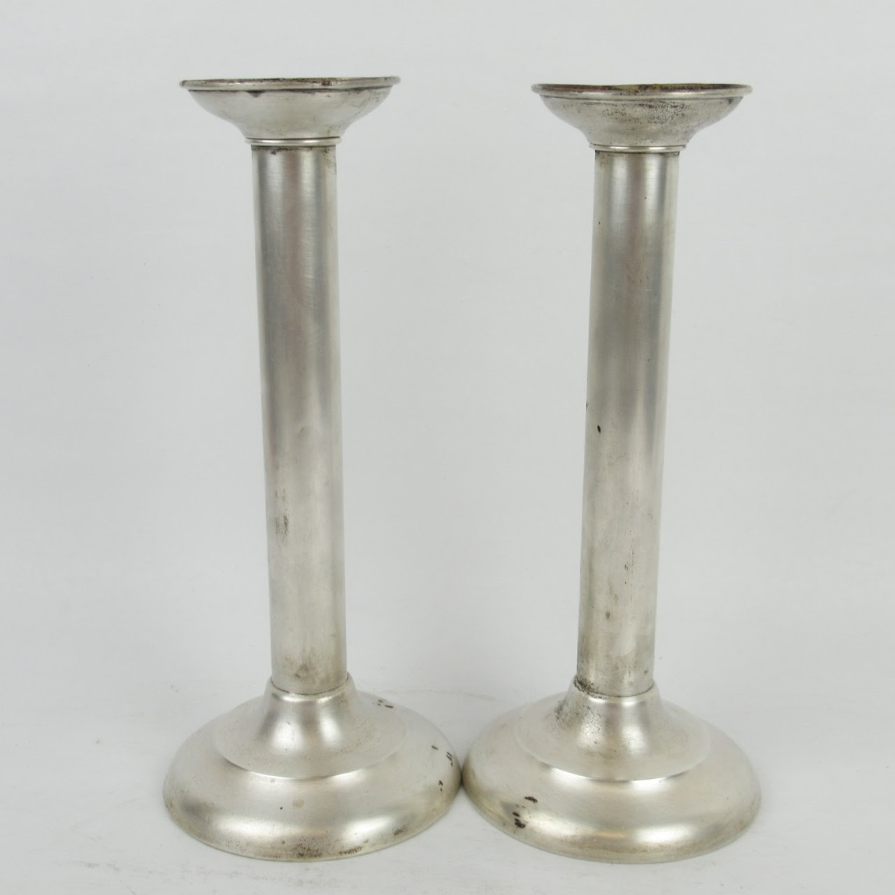 Sterling Silver Candlestick Pair